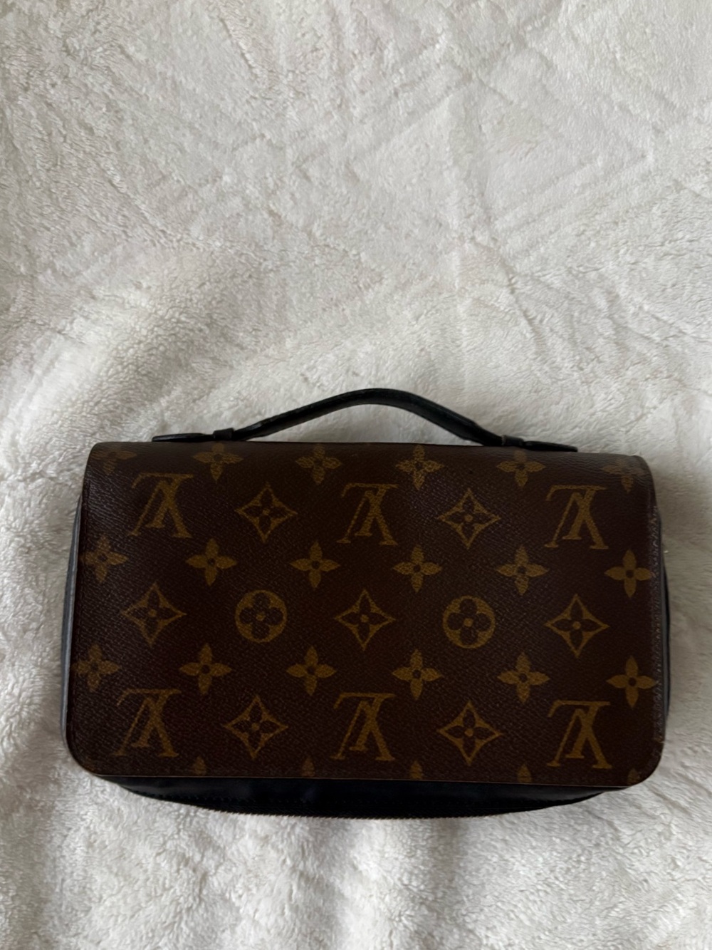 Louis Vuitton Brown Monogram Top-Handle Bag